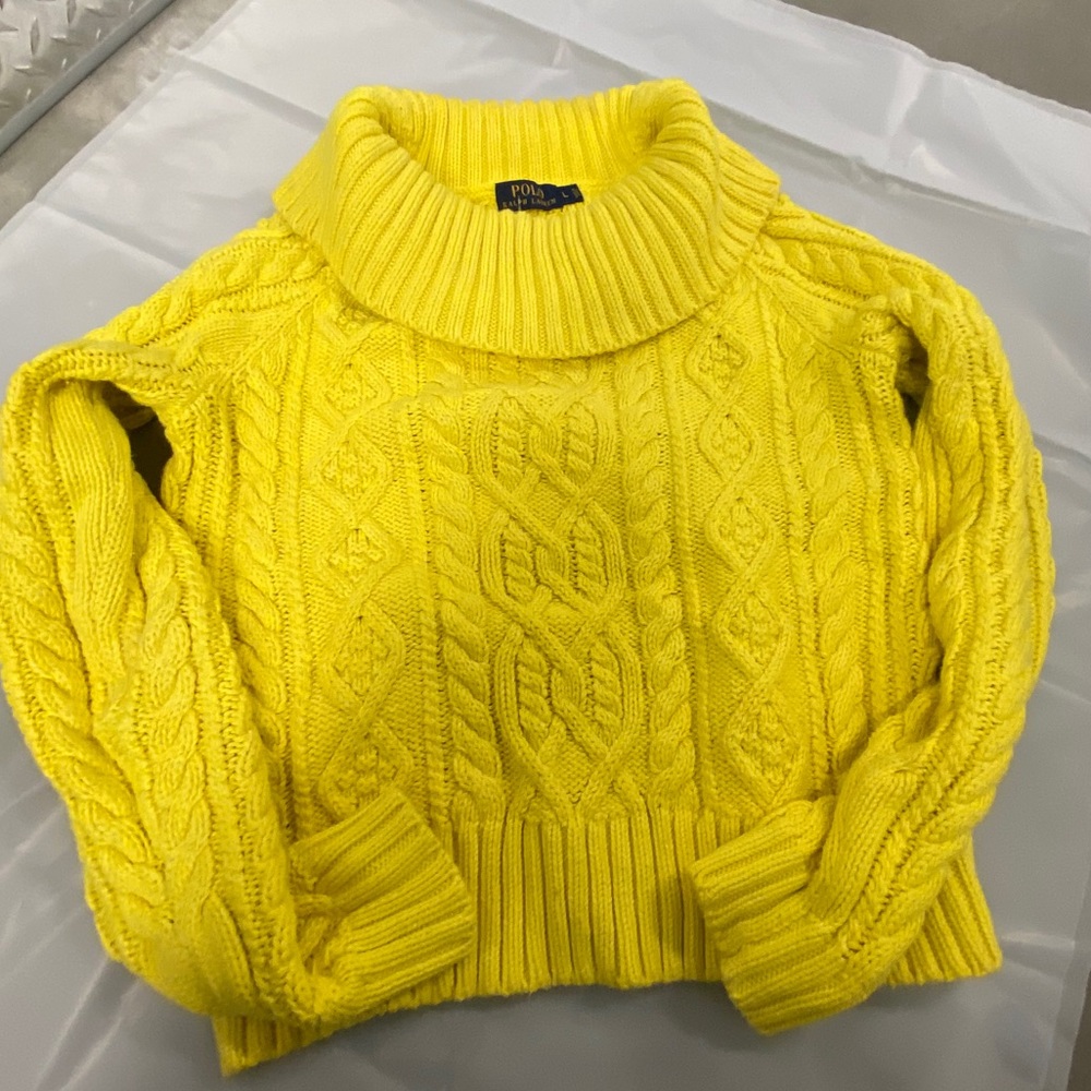 Knit Polo Ralf Lauren Cowl neck sweater